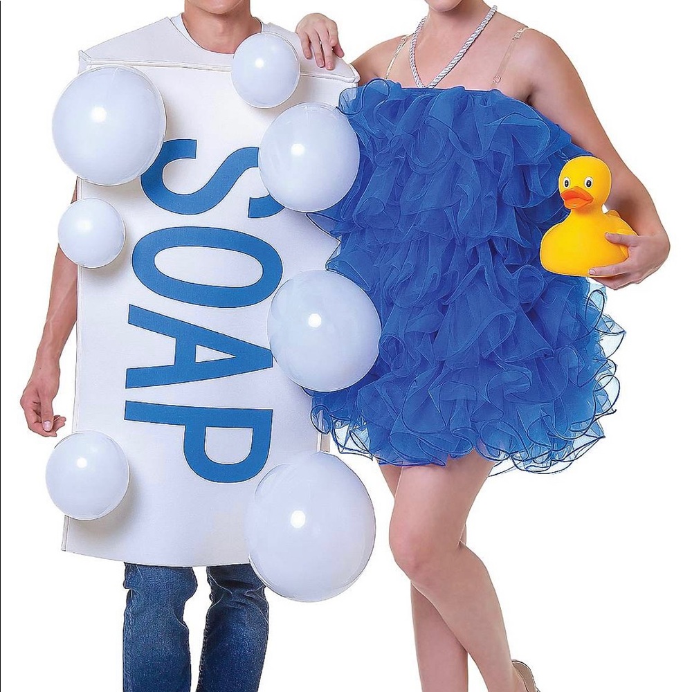Soap and loofah costume